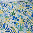 Catherine Lansfield Tilly Blue Floral Reversible Duvet Set