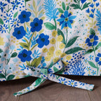 Catherine Lansfield Tilly Blue Floral Reversible Duvet Set