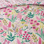 Catherine Lansfield Tilly Pink Floral Reversible Duvet Set