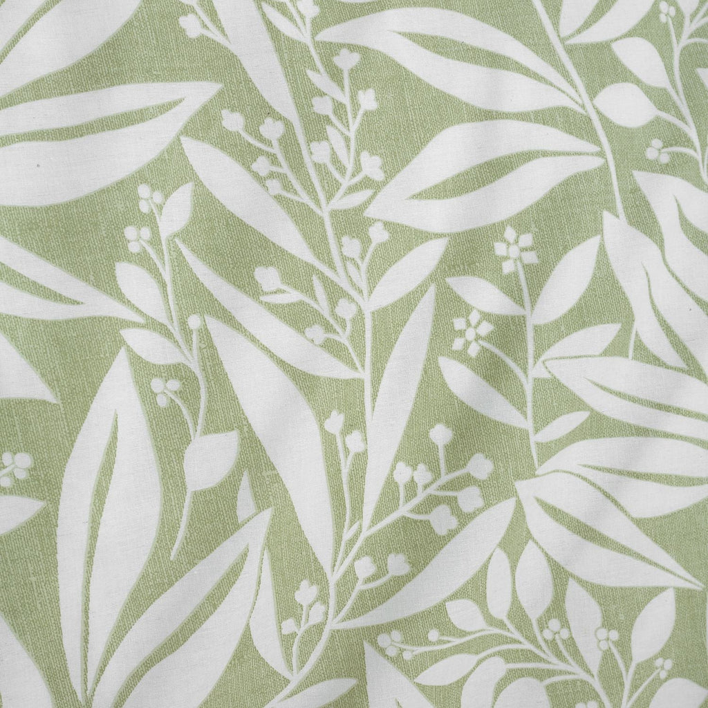 Catherine Lansfield Sorrel Leaf Green Reversible Duvet Set