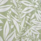 Catherine Lansfield Sorrel Leaf Green Reversible Duvet Set
