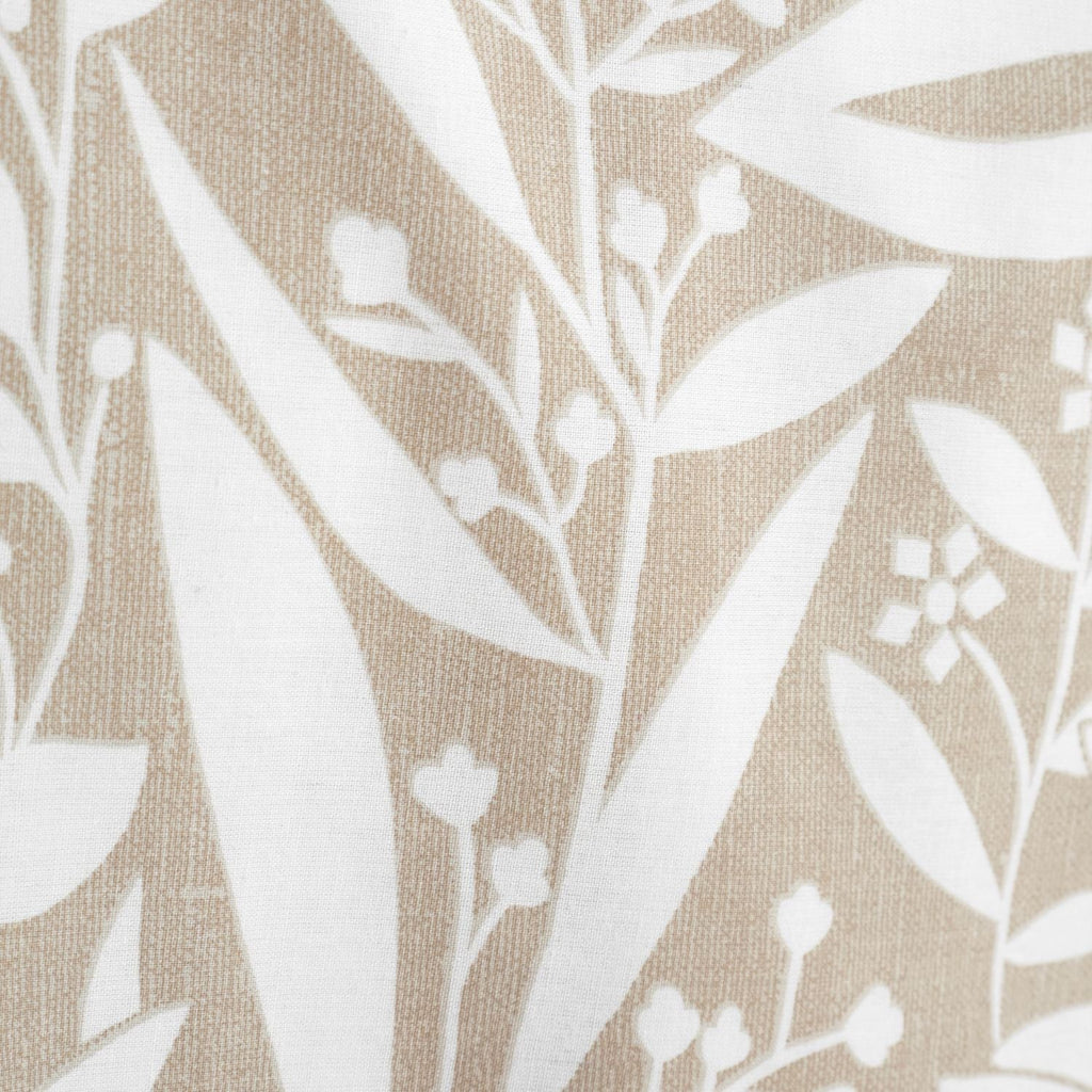 Catherine Lansfield Sorrel Leaf Natural Reversible Duvet Set