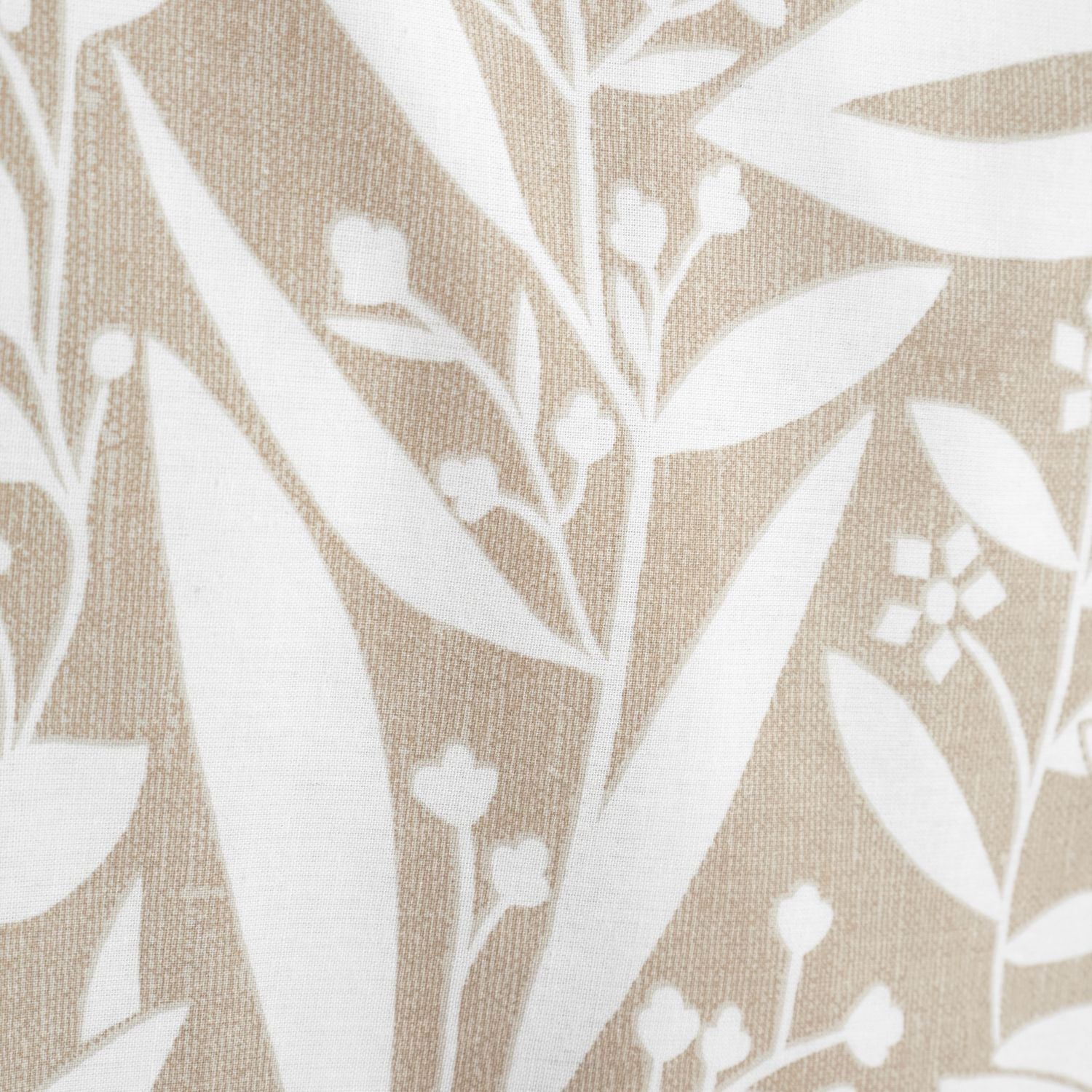 Catherine Lansfield Sorrel Leaf Natural Reversible Duvet Set