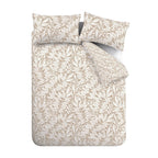 Catherine Lansfield Sorrel Leaf Natural Reversible Duvet Set