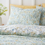 Bianca Ditsy Floral Green 200TC Cotton Reversible Duvet Set