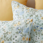 Bianca Ditsy Floral Green 200TC Cotton Reversible Duvet Set