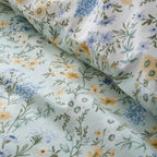 Bianca Ditsy Floral Green 200TC Cotton Reversible Duvet Set