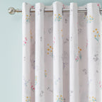 Catherine Lansfield Bunny Tails Ditsy Flowers Reversible Eyelet Curtains