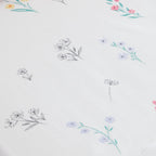 Catherine Lansfield White Bunny Tails Ditsy Flowers Fitted Sheet