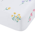 Catherine Lansfield White Bunny Tails Ditsy Flowers Fitted Sheet