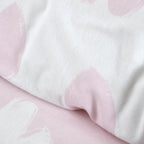 Catherine Lansfield Brushed Cotton Hearts Reversible Duvet Set