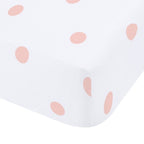 Catherine Lansfield Polka Dot Pink Brushed Cotton Fitted Sheet