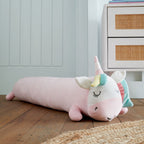 Catherine Lansfield Cuddle Friends Pink Unicorn 3D Cushion (90cm x 15cm)