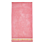 Catherine Lansfield Beach Huts Coral Extra Large Cotton Beach Towel