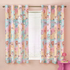 Catherine Lansfield Kids Pastel Forever Together Reversible Eyelet Curtains