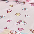 Catherine Lansfield Kids Pastel Forever Together Fitted Sheet