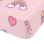 Catherine Lansfield Kids Pastel Forever Together Fitted Sheet