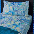 Catherine Lansfield Grey Gamer Grey/Blue Fitted Sheet