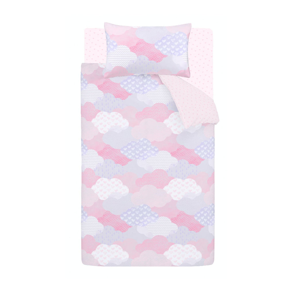 Catherine Lansfield Pink Soft as a Cloud Duvet Set
