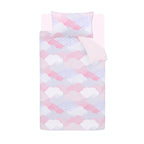 Catherine Lansfield Pink Soft as a Cloud Duvet Set
