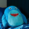 Catherine Lansfield Sheldon the Shark Blue 3D Shaped Cushion