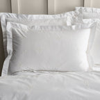 Bianca Lottie White Floral Embroidery 180TC Cotton Duvet Set