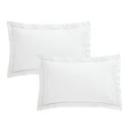 Bianca Lottie White Floral Embroidery 180TC Cotton Duvet Set