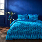 Matthew Williamson Blue Midnight Palms 200TC Cotton Sateen Duvet Set