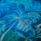 Matthew Williamson Blue Midnight Palms 200TC Cotton Sateen Duvet Set