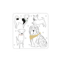 Playful Pets 4pk Dog Coasters