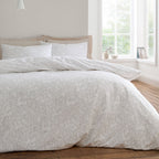 Bianca Woodland Natural 200TC Cotton Reversible Duvet Set