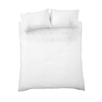 Bianca Embroidery Floral White 200TC Cotton Duvet Set