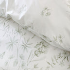 Bianca Thea Floral Green 200TC Cotton Reversible Duvet Set