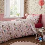 Belle & Boo Fairytale Pink Reversible Kids Cotton Duvet Set