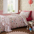 Belle & Boo Fairytale Pink Reversible Kids Cotton Duvet Set