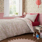 Belle & Boo Fairytale Pink Reversible Kids Cotton Duvet Set