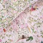 Belle & Boo Fairytale Pink Reversible Kids Cotton Duvet Set