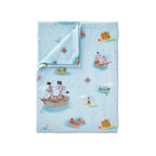 Belle & Boo Pirates Blue Cosy Fleece Blanket Throw