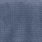 Bianca Attica Blue Velvet Embroidered Bedspread