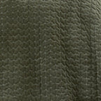 Bianca Attica Green Velvet Embroidered Bedspread