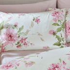 Catherine Lansfield Avebury Floral Cream Reversible Duvet Set