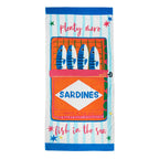 Catherine Lansfield Sardines Cotton Beach Towel