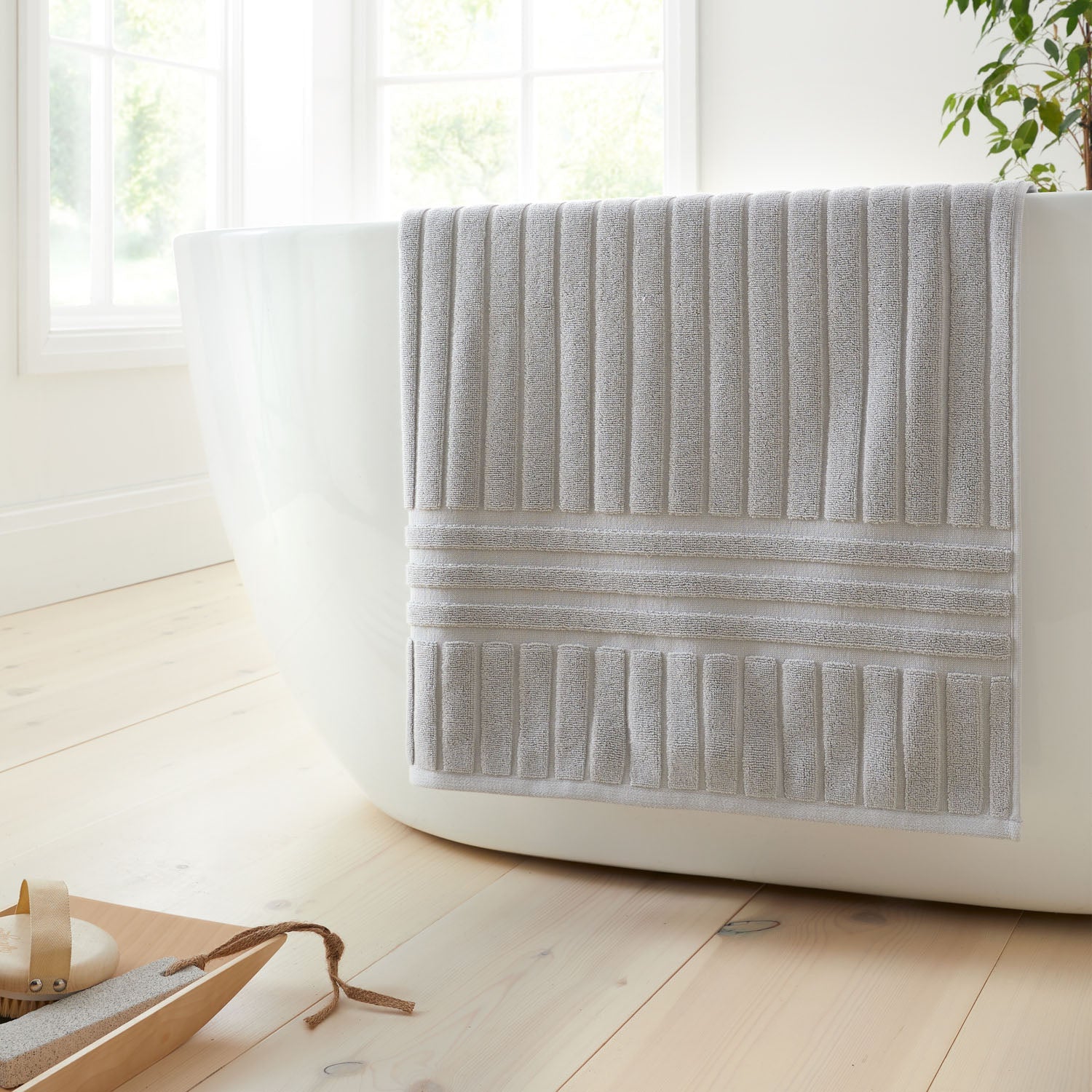 Bianca Hotel Cotton Silver Grey Towels