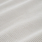 Bianca Natural Seersucker Woven Stripe 180TC Cotton Duvet Set