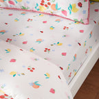Catherine Lansfield Fruity Friends Bright Fitted Sheet