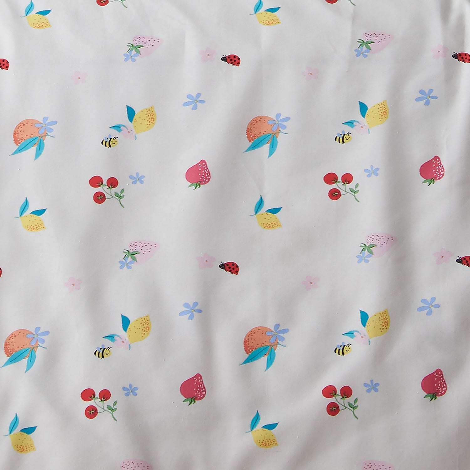 Catherine Lansfield Fruity Friends Bright Fitted Sheet