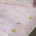 Catherine Lansfield Happy Horses Pink Fitted Sheet