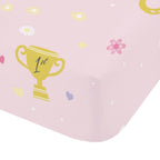 Catherine Lansfield Happy Horses Pink Fitted Sheet