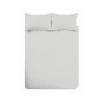 Catherine Lansfield Bamford Green Gingham Check Reversible Duvet Set