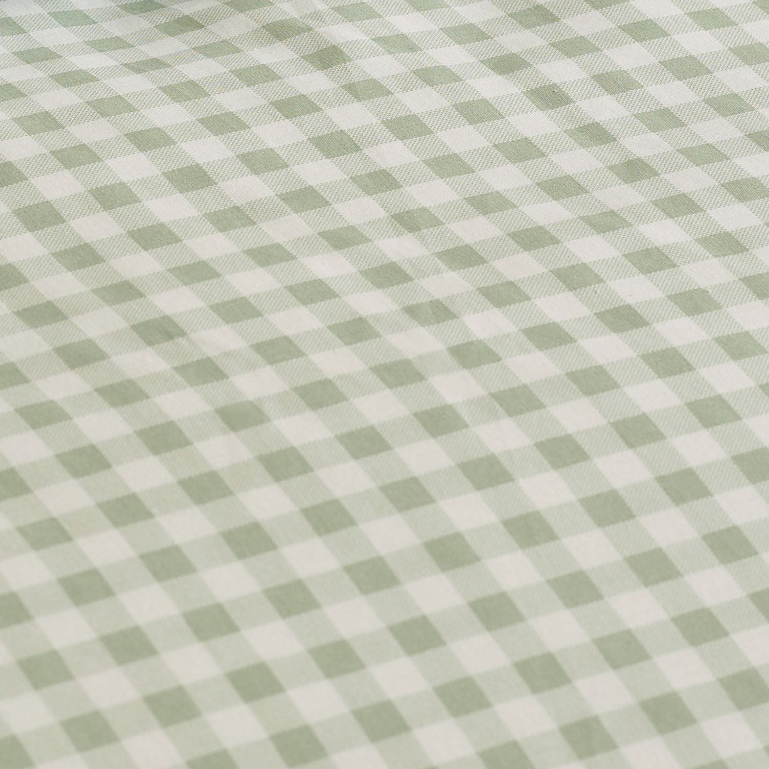 Catherine Lansfield Bamford Green Gingham Check Fitted Sheet